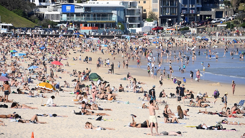 Image for read more article ''Tale of two cities': Frustration over crowds at Sydney beaches'