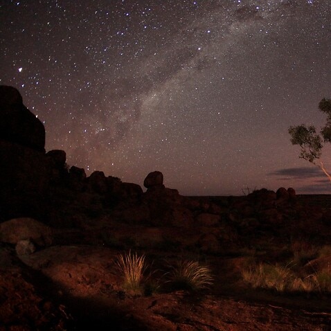Milky Way over the Karlu Karlu/Devils Marbles Conservation Reserve, NT 