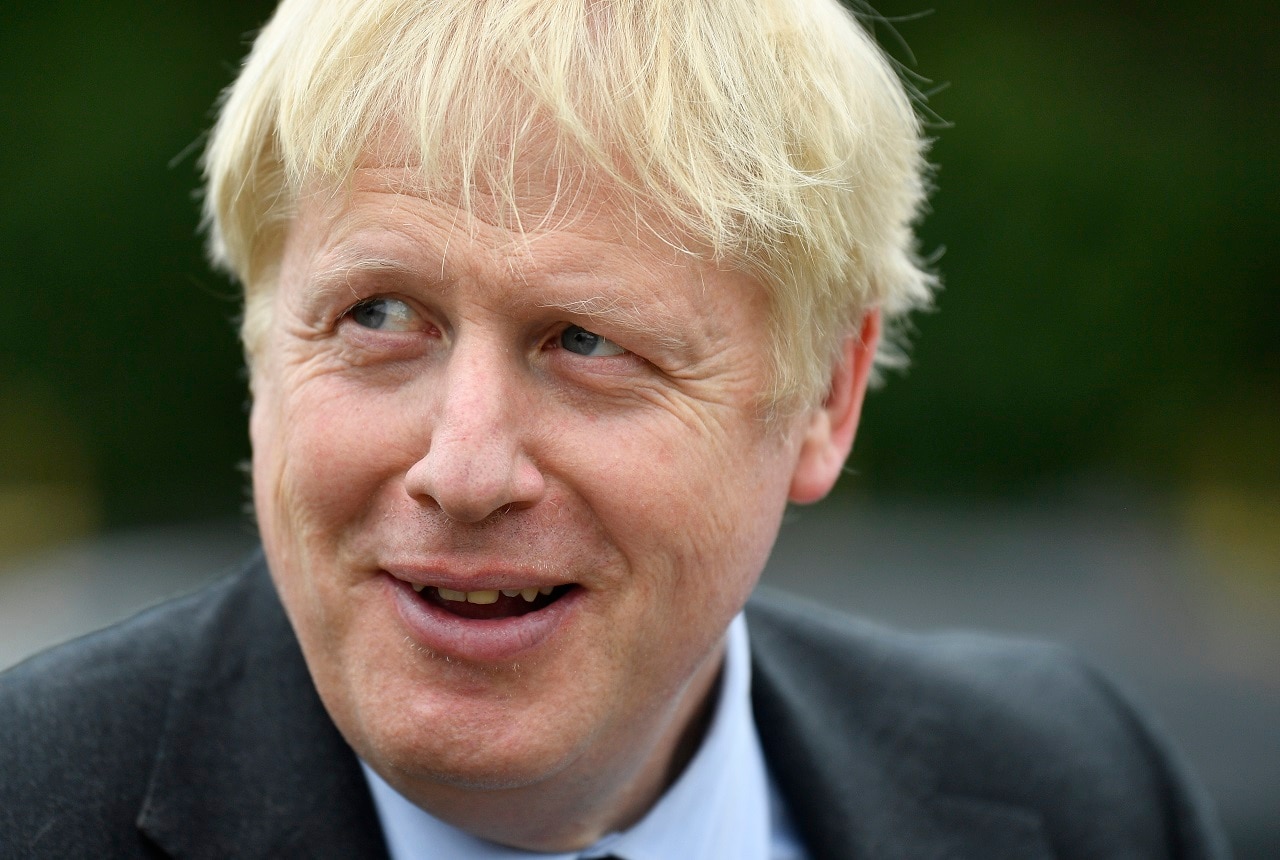 Conservative Party leadership candidate Boris Johnson this week.