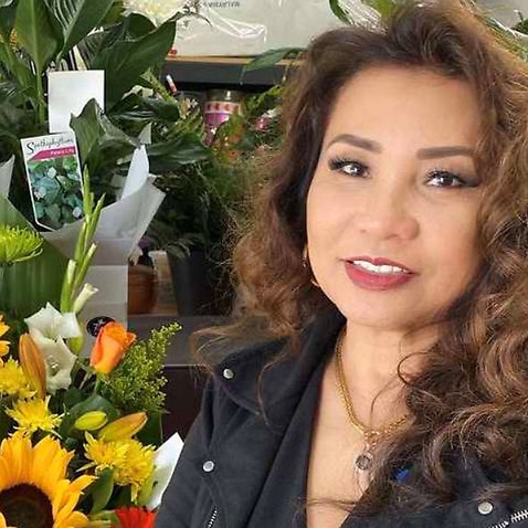 Brisbane florist Imelda Reyes Kateb says business has been booming (supplied)