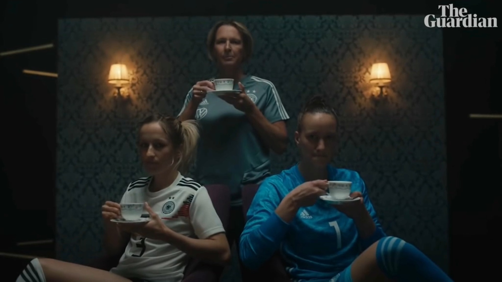 Germany was given a tea set for winning their first title