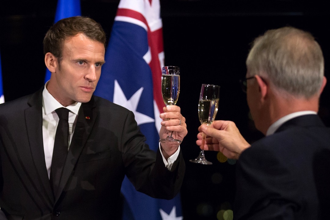 Lost in translation: Emmanuel Macron calls Australian prime minister's wife 'delicious'