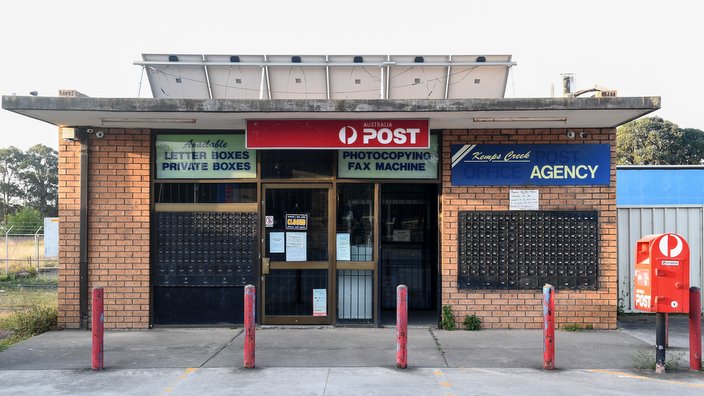 A post office in Kemps Creek in Sydney on Monday, October 2, 2017.