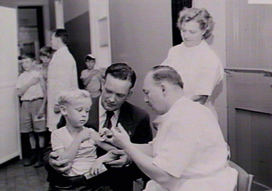 Vaccines were crucial to the eradication of polio in Australia. 