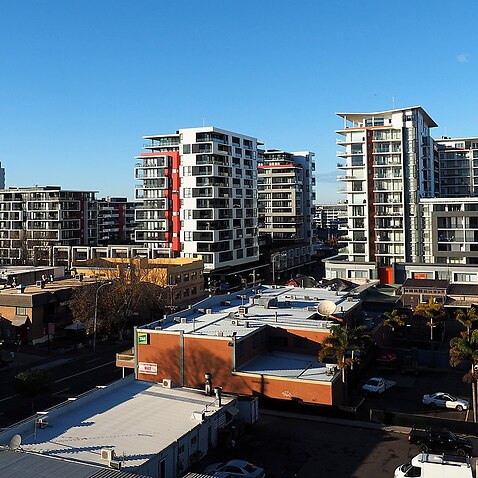 Apartment buildings in Wollongong.