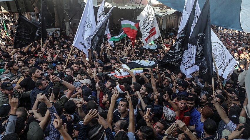 Image for read more article 'Several killed in Gaza in new violence sparked by death of Palestinian commander'