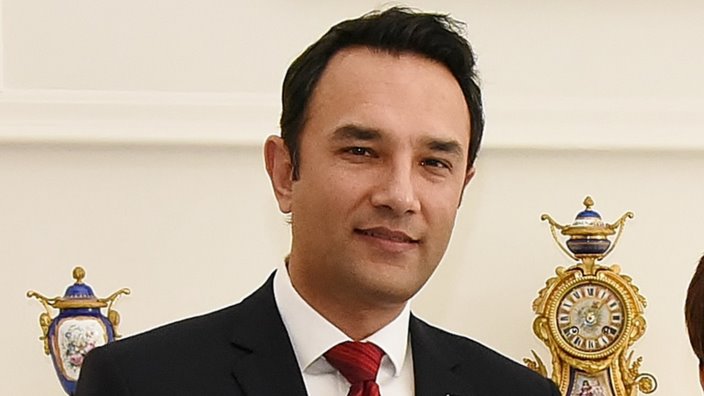 Afghan ambassador in Canberra Wahidullah Waissi 