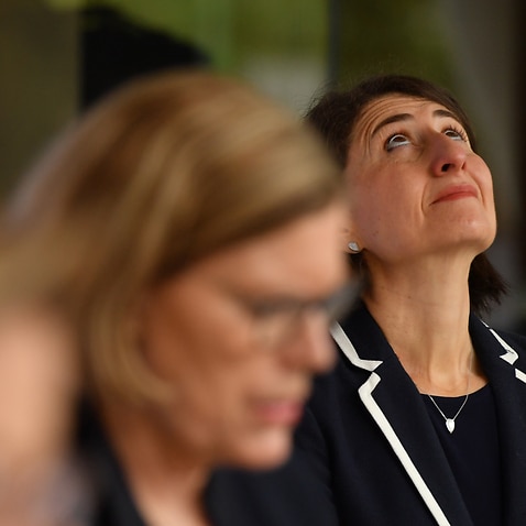 NSW Premier Gladys Berejiklian provides a COVID-19 update at a press conference at St Leonards, Sydney, Tuesday, December 22, 2020.