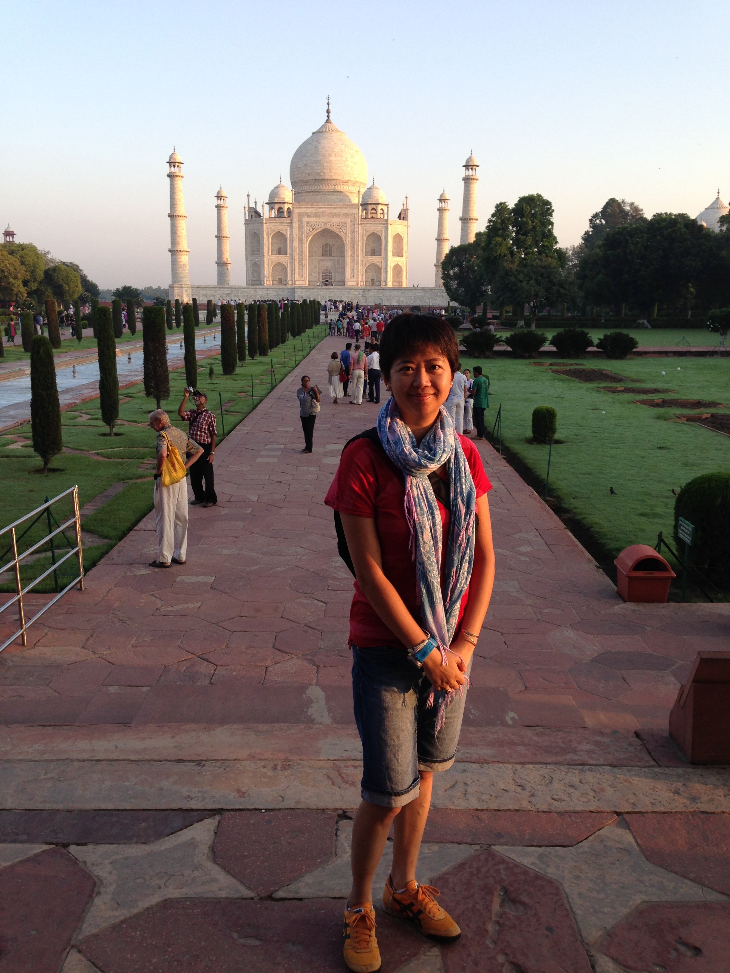 Sam Shen in Taj Mahal