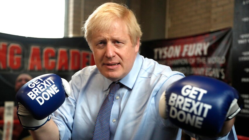 Boris Johnson campaigned hard on Get Brexit Done.