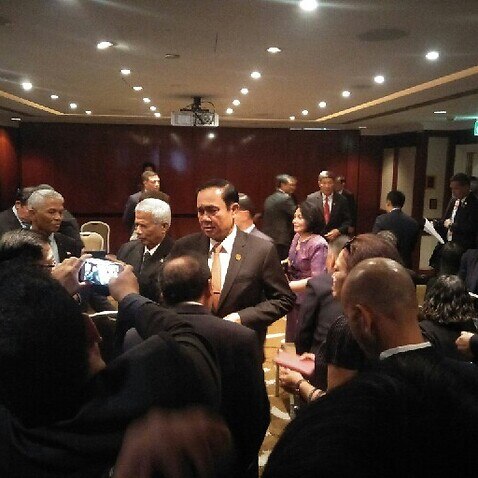 Gen.Prayut Chan-ocha's meeting with Thai community representatives in Sydney.