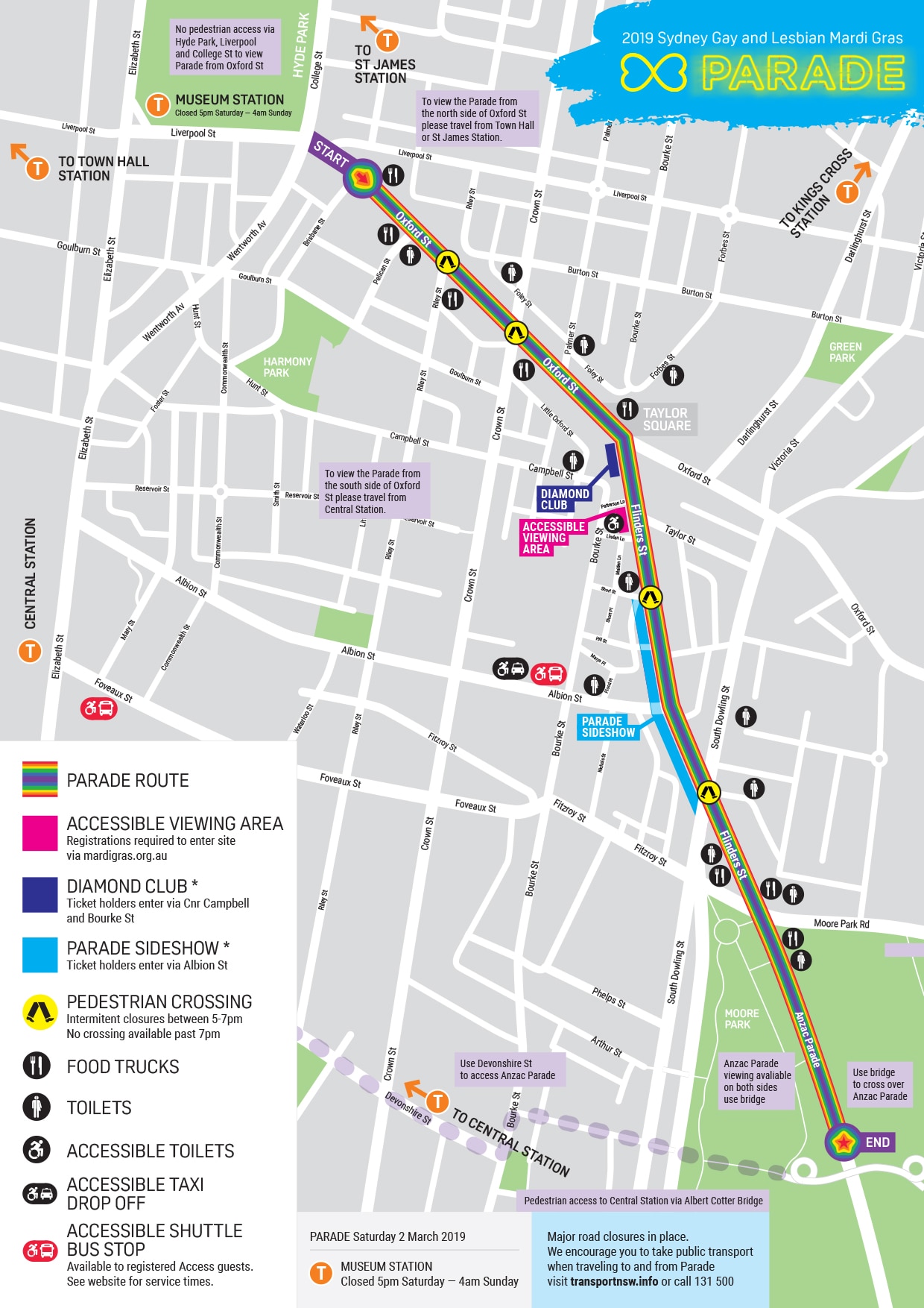 mardi gras parade 2025 road closures