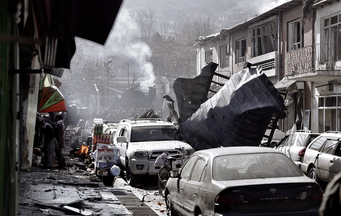 The Taliban has claimed responsibility for the suicide attack in Kabul that has left at least 95 dead.