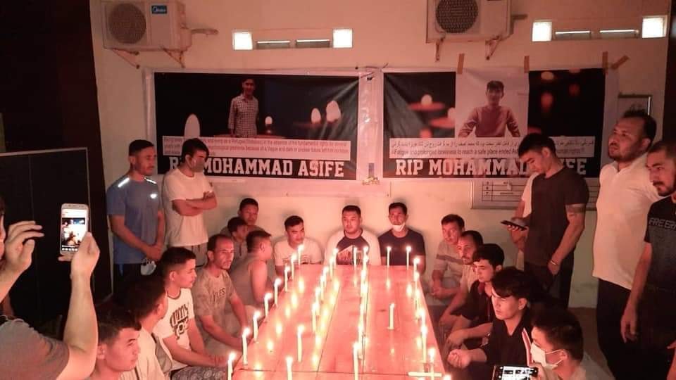 Refugee community mourning for Asif Rezai, who took his own life last week. Refugee community mourning for Asif, who took his own life