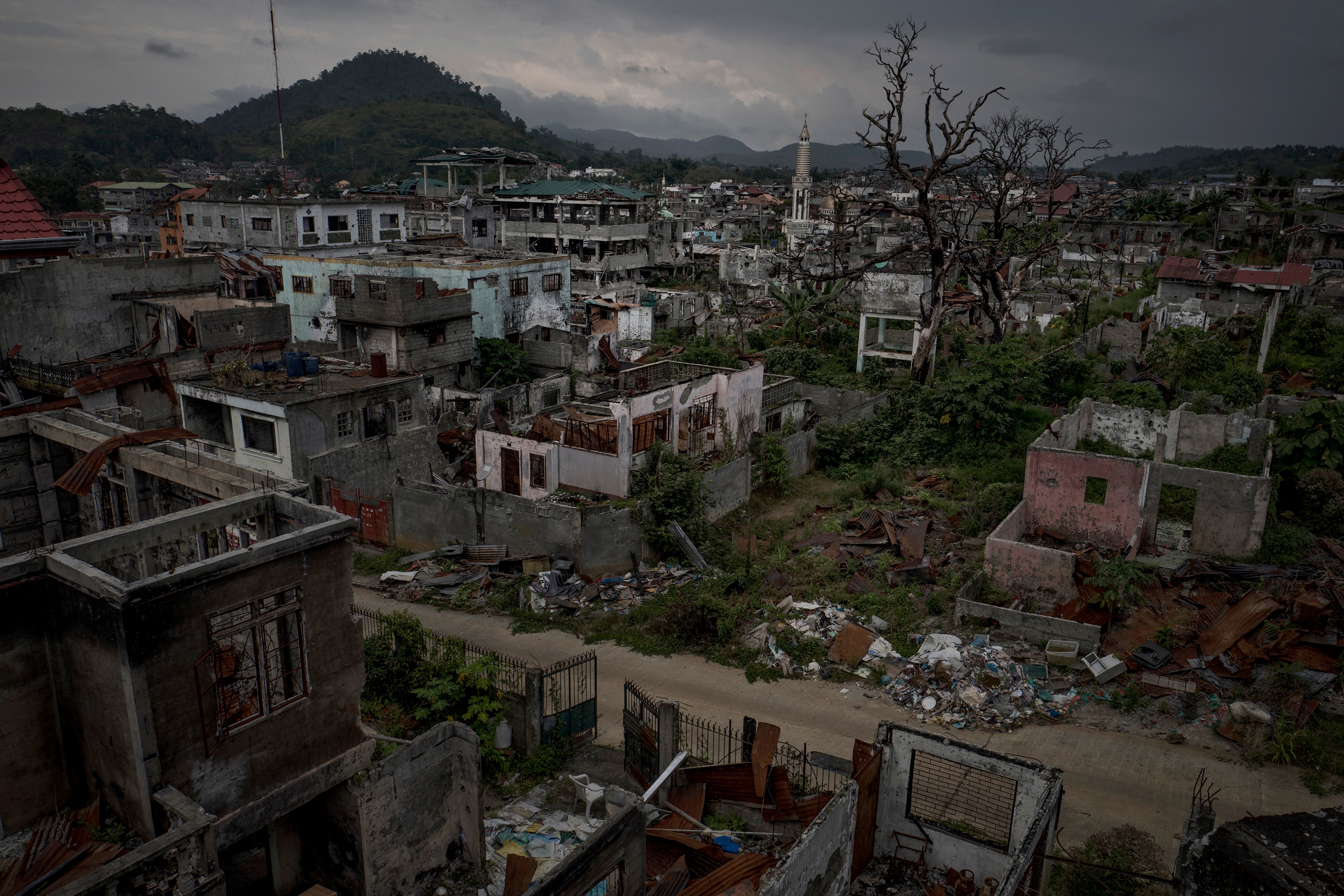 Marawi, the largest Muslim majority city in the Philippines, which was taken over by Islamic State insurgents and lay in ruins by the time the army prevailed.