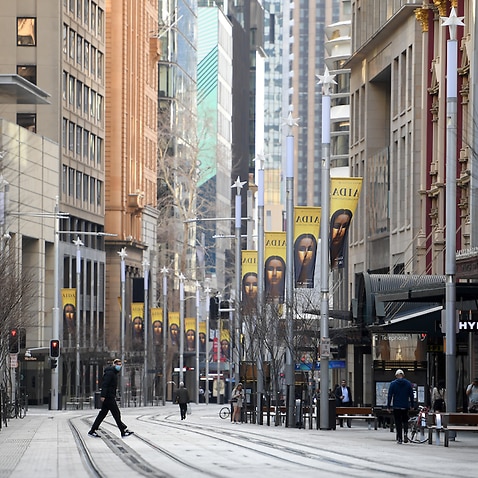 A general view of George Street, in the central business district of Sydney.