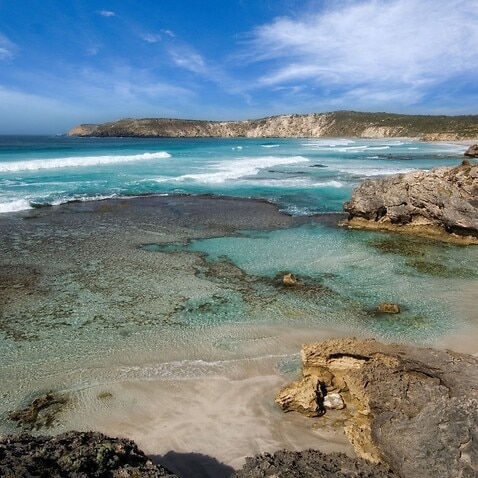 La baia di Pennington a Kangaroo Island, una delle attrazioni turistiche del South Australia