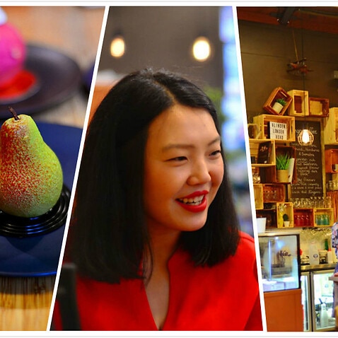 Vivian Wang, her beloved cafe and dessert pastries