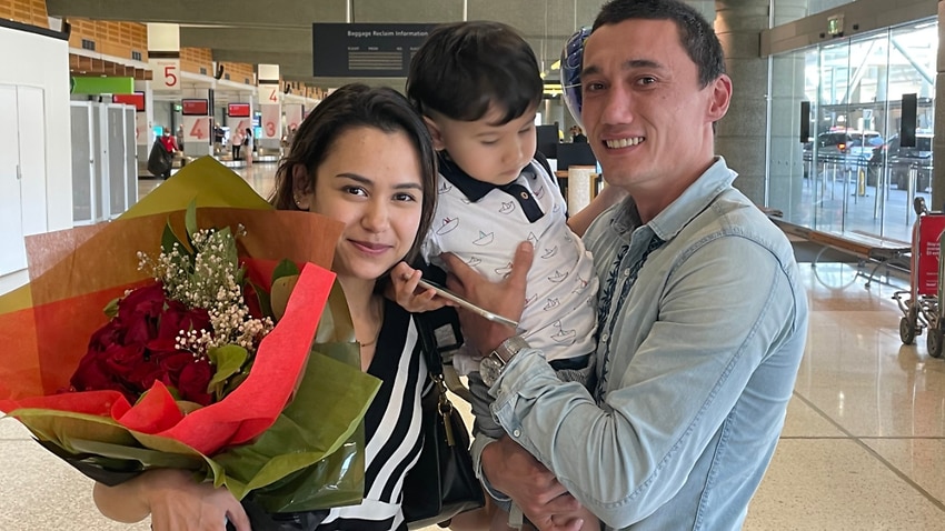 Image for read more article ''Overjoyed': Uighur family reunited in Australia after being forcibly separated for three years'