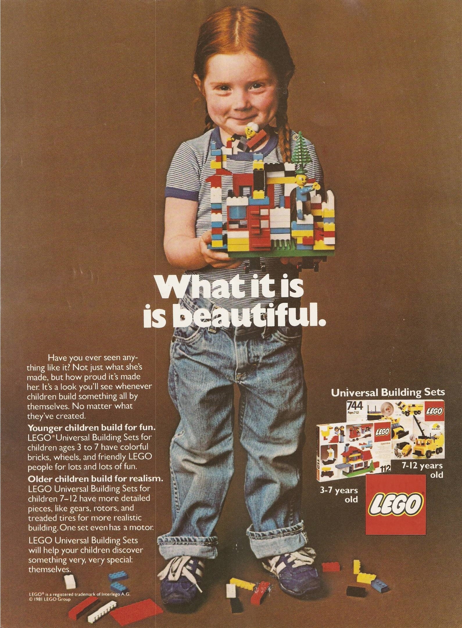 A Lego ad from the early 1980s