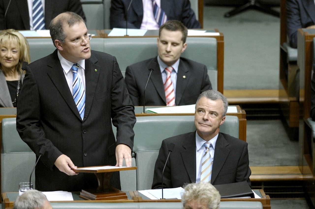 Scott Morrison in Parliament in 2008.