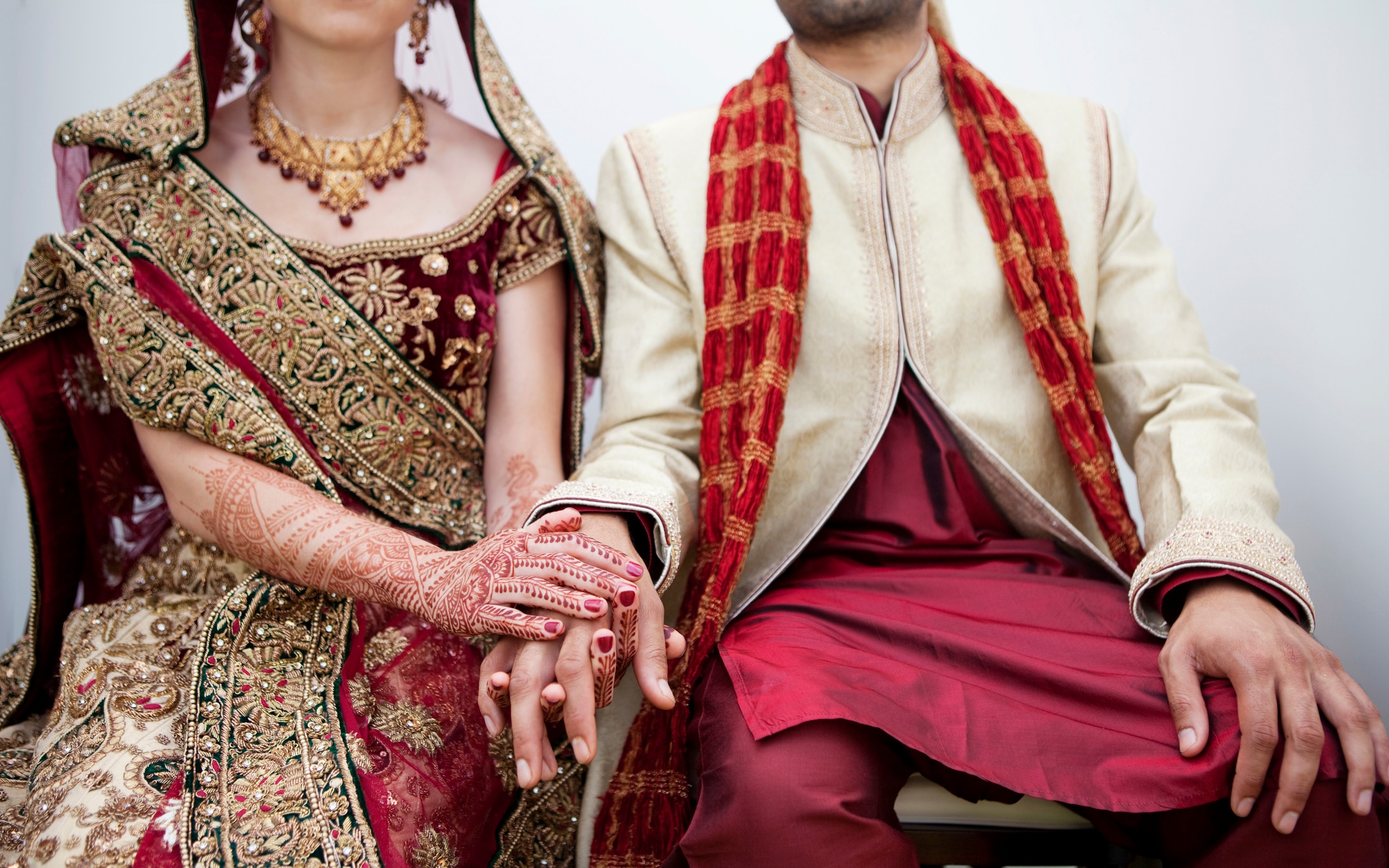 Indian couple wedding