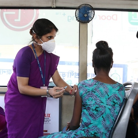 The 'vaccination on wheels' bus initiative was launched by the Kolkata Municipal Corporation on June 3, 2021. 