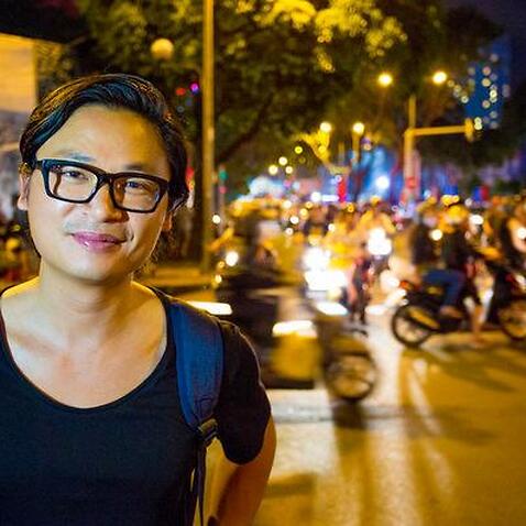 Luke Nguyen in Saigon, Vietnam (Supplied by Luke Nguyen)