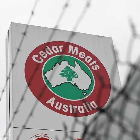 Signage for Cedar Meats Australia in Melbourne.
