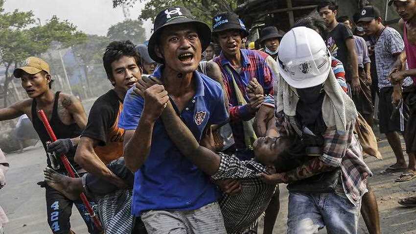 Image for read more article ''People were shot before my eyes': At least 39 killed in one of Myanmar's deadliest days since coup'