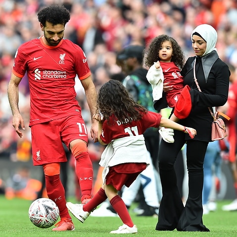 Mo Salah and his family