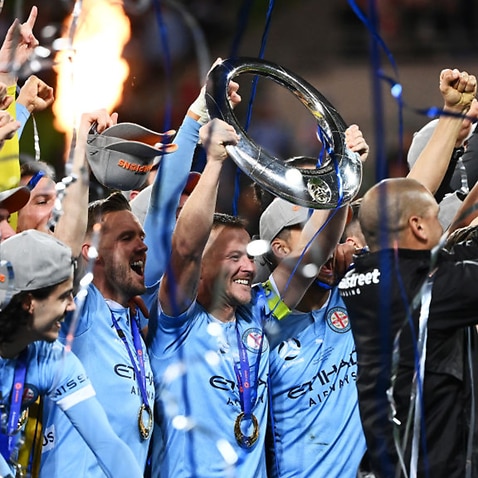Melbourne City lift the A-League championship