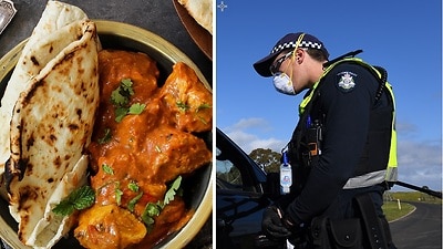 Victoria man fined over $1600 for flouting COVID regulations over a butter chicken dish