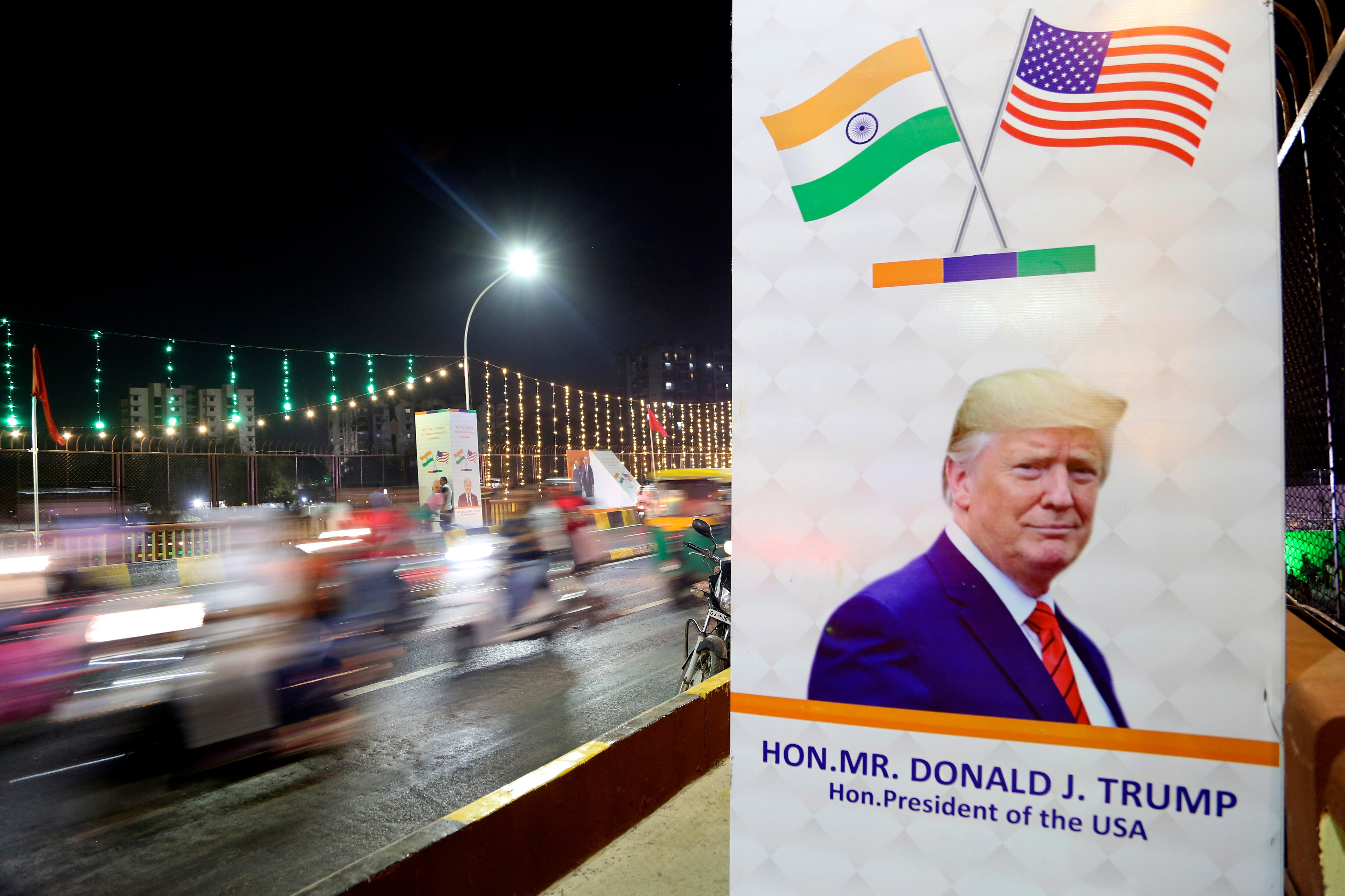 Huge crowds to welcome Donald Trump to India despite trade 