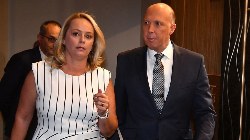 Peter Dutton's wife 'upset' over 'demented and perverted' death threats