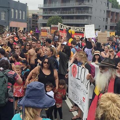 Australia Day protest in Redfern