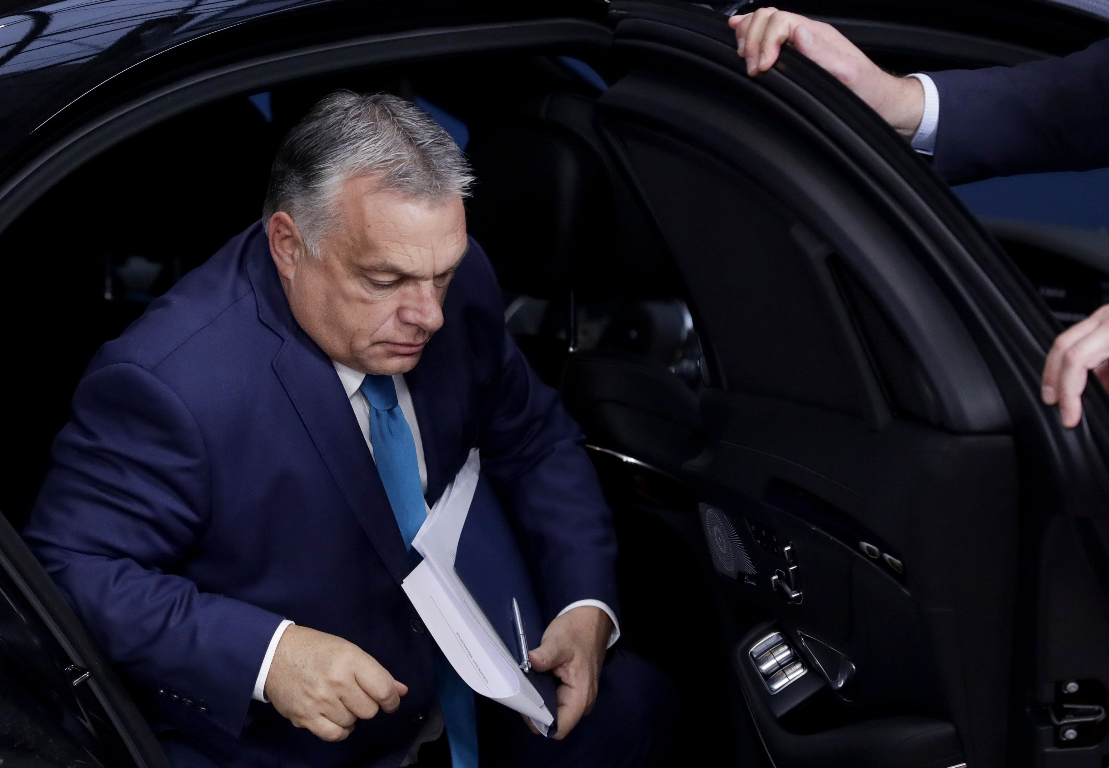 وصل رئيس الوزراء المجري فيكتور أوربان لحضور قمة الاتحاد الأوروبي في بروكسل الشهر الماضي.