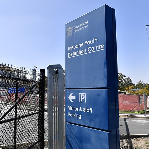 The entry to the Brisbane Youth Detention Centre is seen in Brisbane.