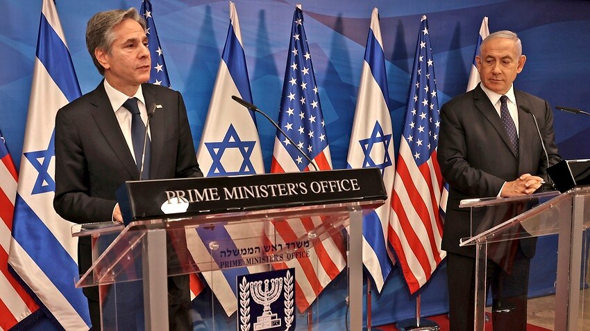 Antony Blinken holds talks with Benjamin Netanyahu, vows US support to ...