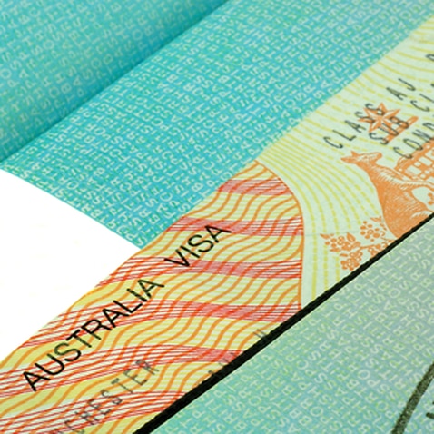 Australian immigration visa.
