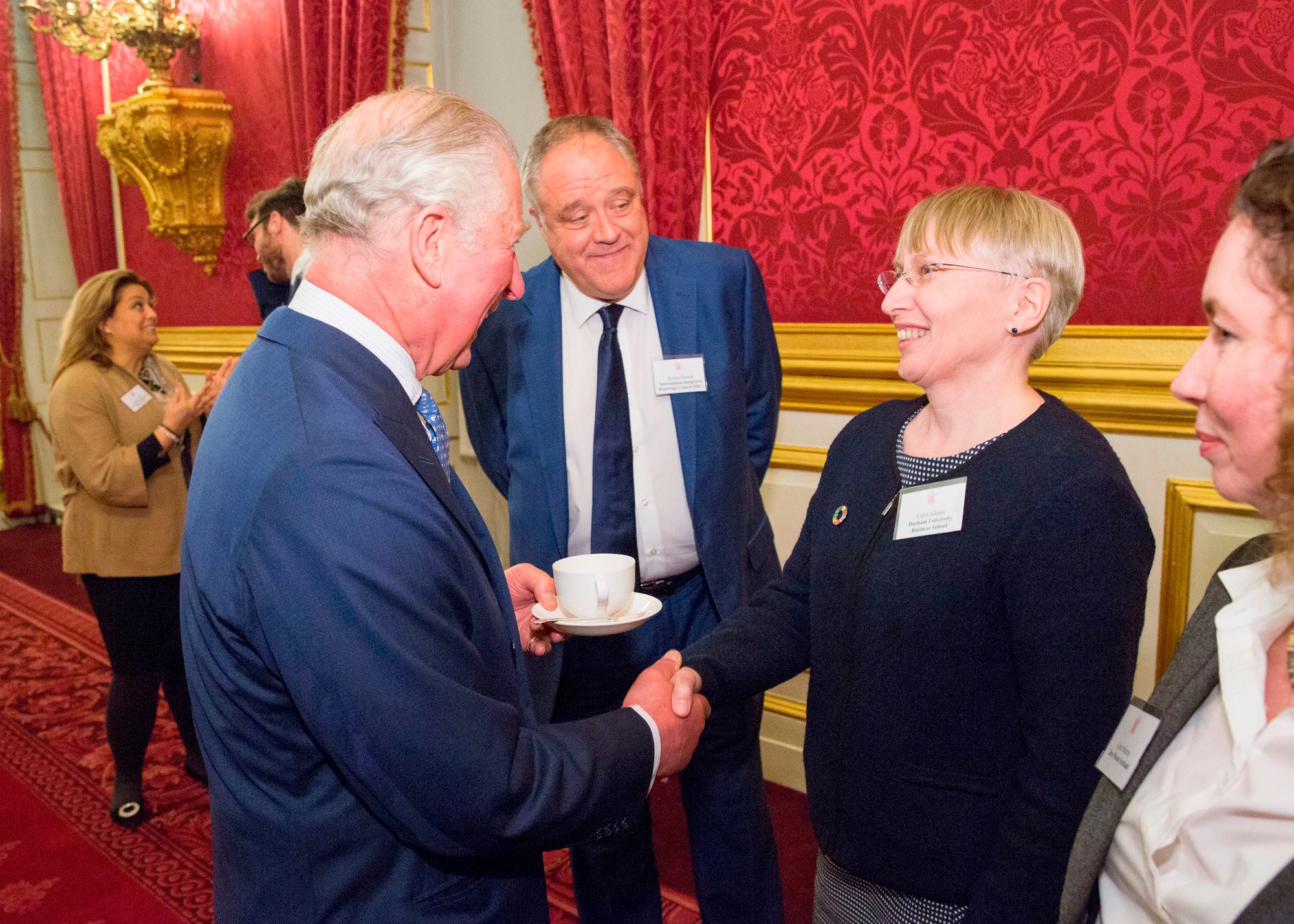 Carol meets Prince Charles