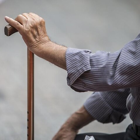 A file image of an elderly man in Brisbane