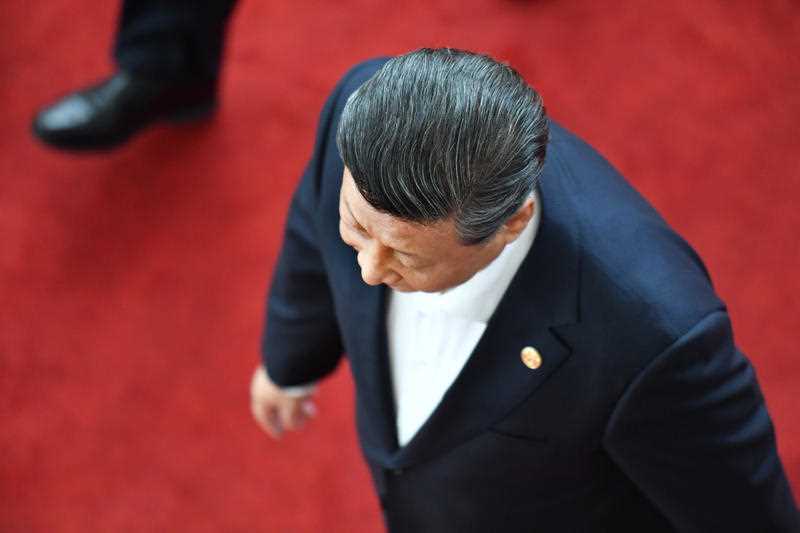 China's President Xi Jinping leaves APEC.