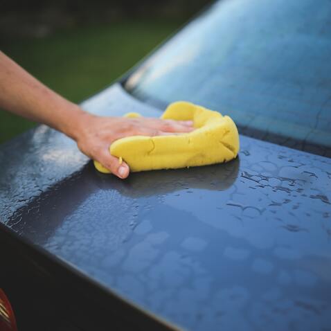car wash, sponge