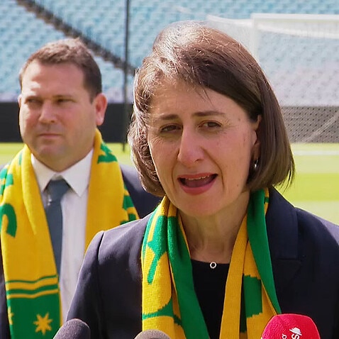 NSW Premier Gladys Berejiklian at the announcement of the Womens World Cup host cities 