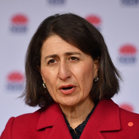 NSW Premier Gladys Berejiklian at a press conference to provide a COVID-19 update in Sydney, Monday, July 12, 2021. NSW recorded 112 new locally acquired cases of COVID-19 in the 24 hours to 8pm last night. (AAP Image/Mick Tsikas) NO ARCHIVING