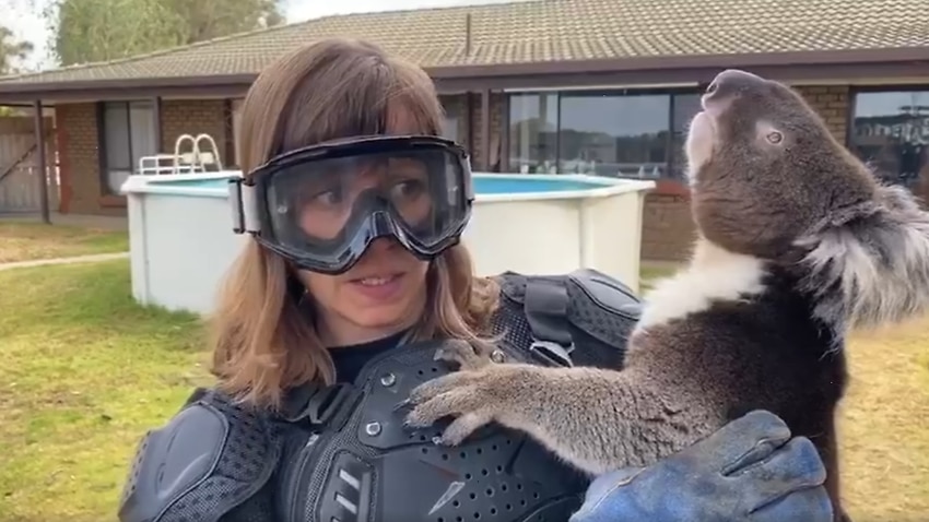 This Scottish reporter was tricked into wearing full protective gear to hold a fearsome Aussie drop bear