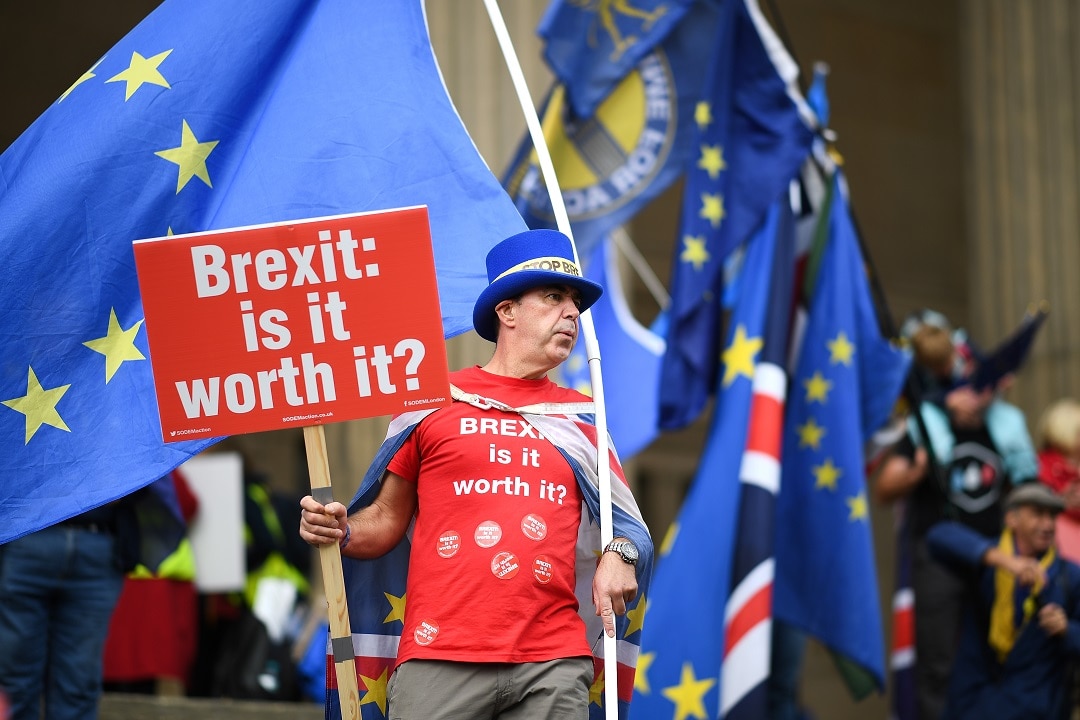 The March For The Many is calling for a people's vote on the final outcome of the government's Brexit negotiations. The March For The Many is calling for a people's vote on the final outcome of the government's Brexit negotiations.