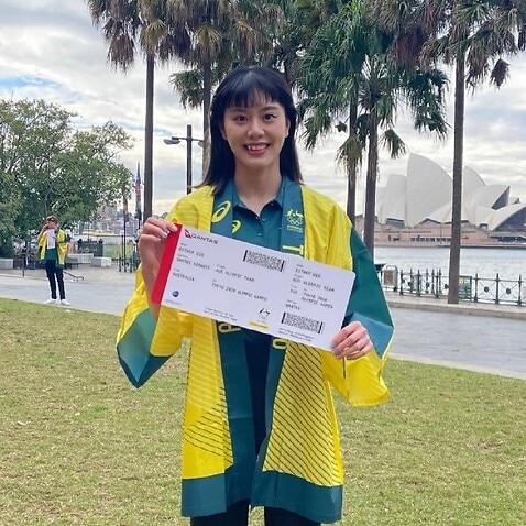 澳大利亚奥运跳水选手覃帆（Esther Qin）