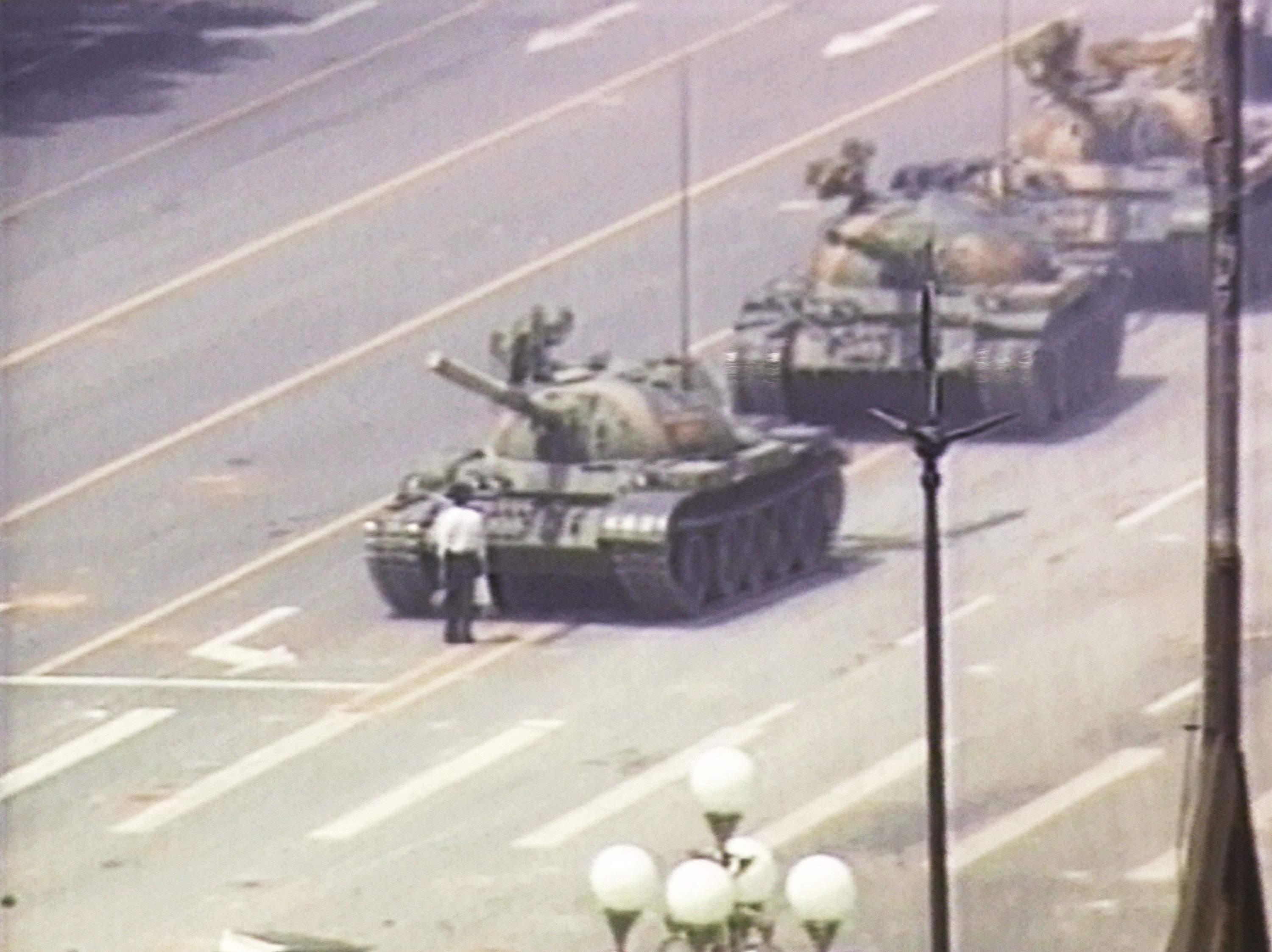 The photograph of ‘tank man’ - taken on 5 June in Tiananmen Square, became one of the most iconic images of modern history.
